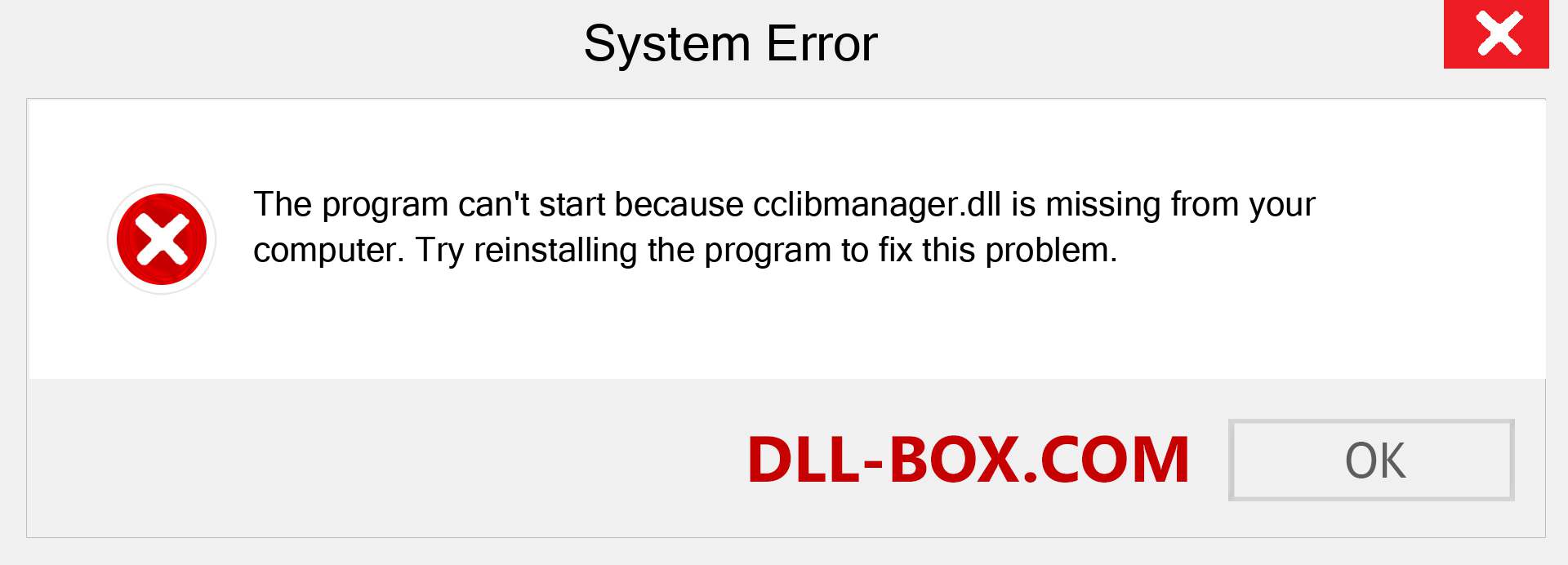  cclibmanager.dll file is missing?. Download for Windows 7, 8, 10 - Fix  cclibmanager dll Missing Error on Windows, photos, images